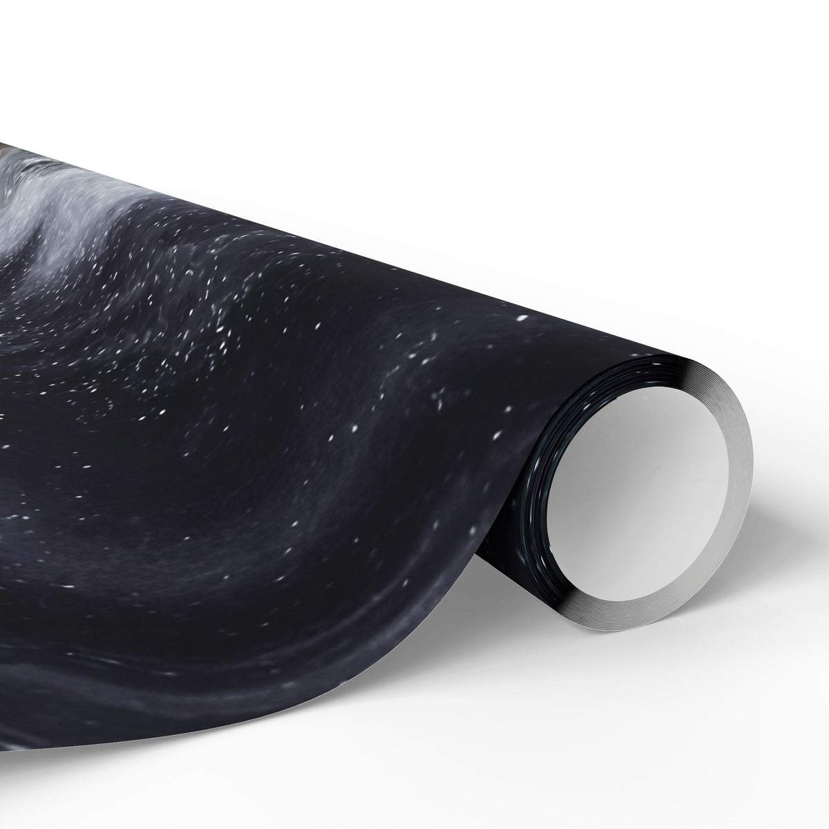 Geode Core - Silver Smoke Wrapping Paper