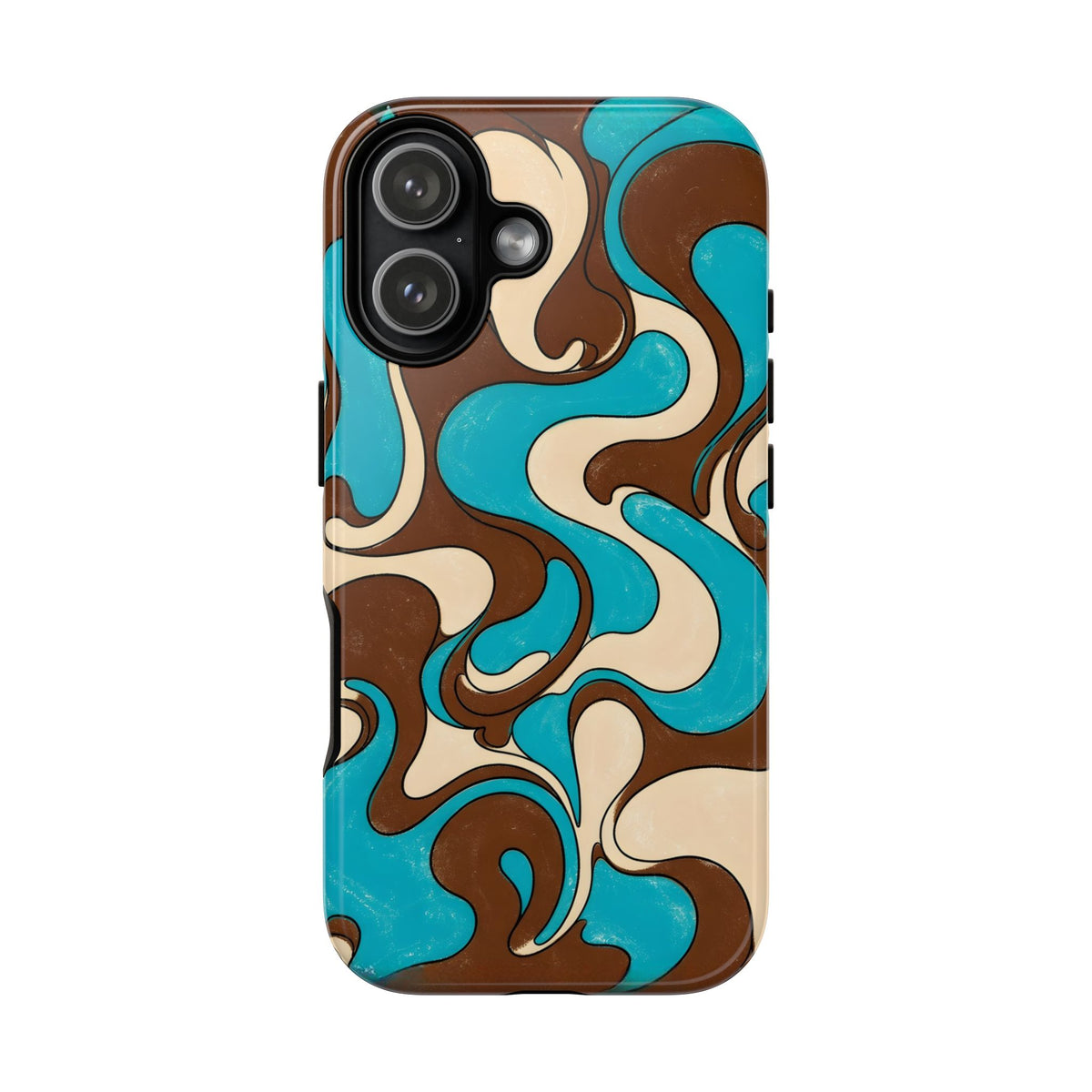Fillmore Flow - Turquoise & Chocolate Phone Case