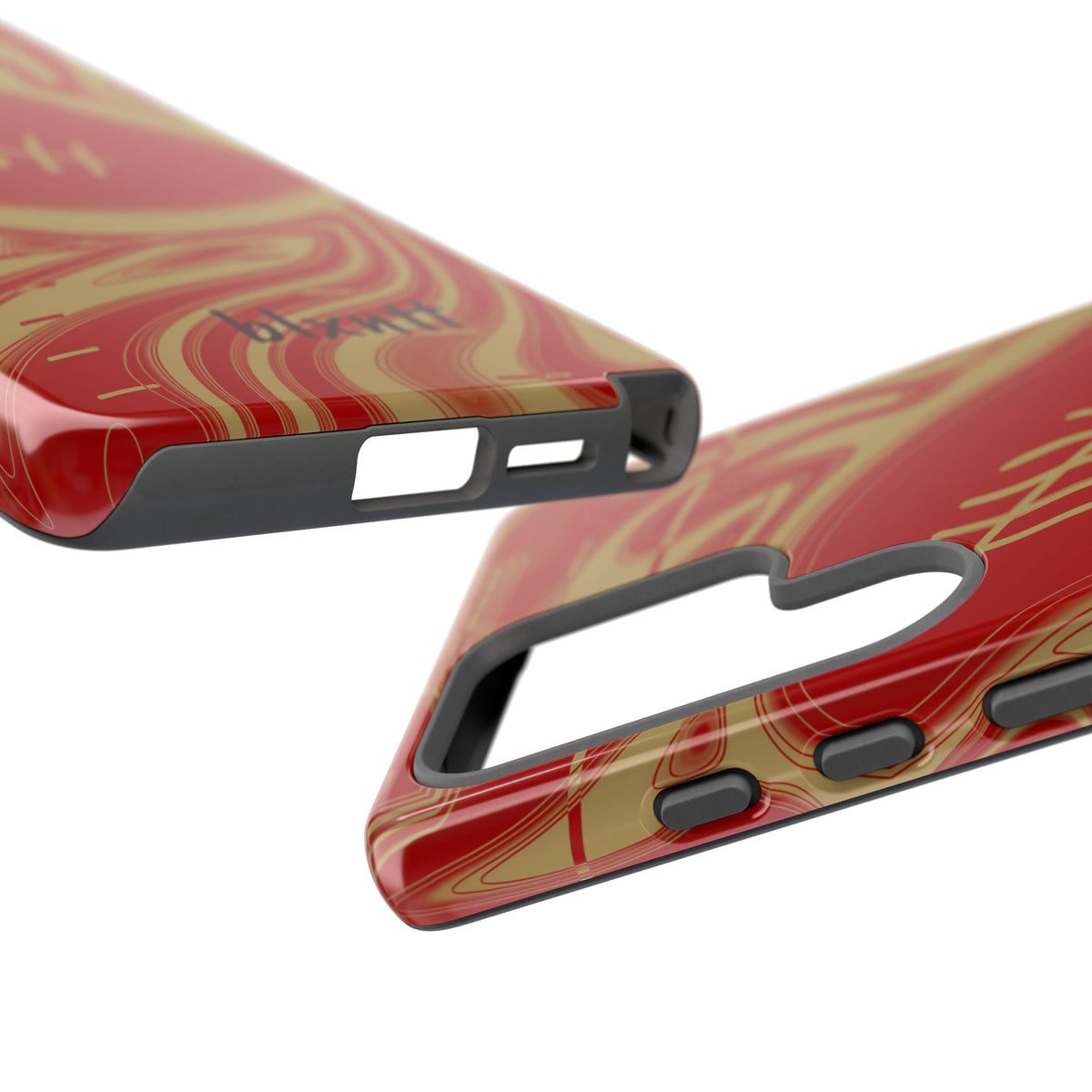 Scarlet & Gold Trippy Football Phone Case