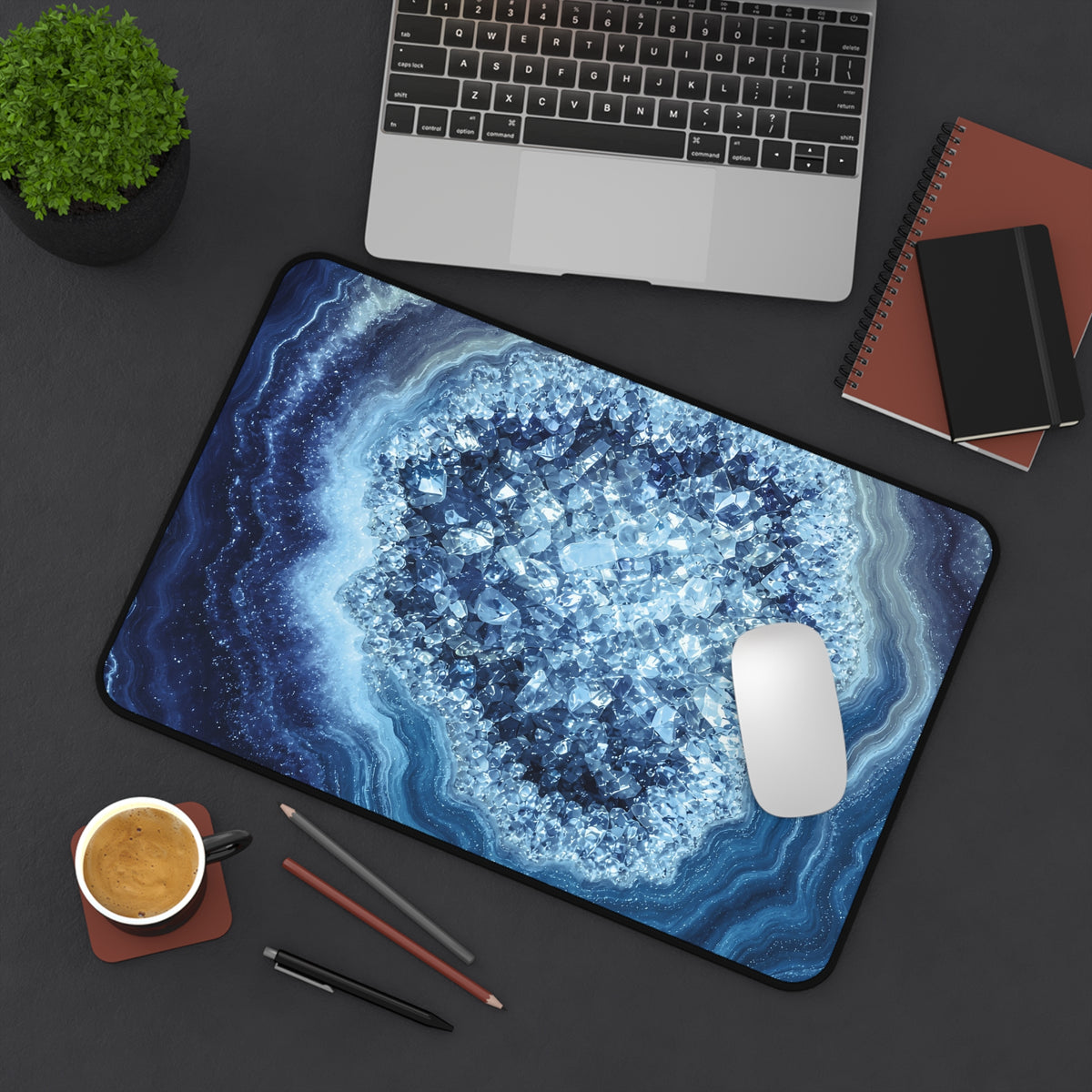 Geode Core - Glacier Desk Mat