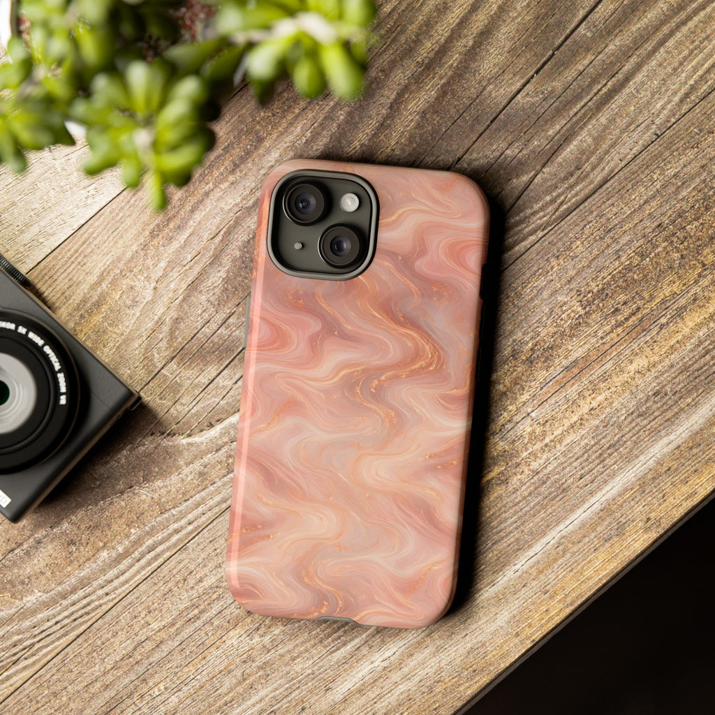 Rose Gold Marble Phone Case