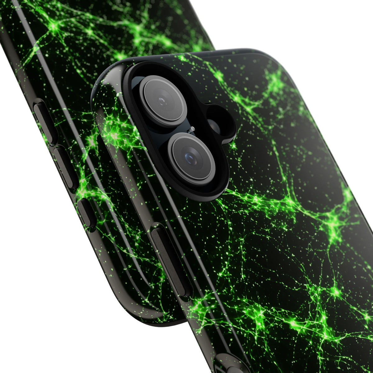 Neon Mycelium - Toxic Lime Phone Case
