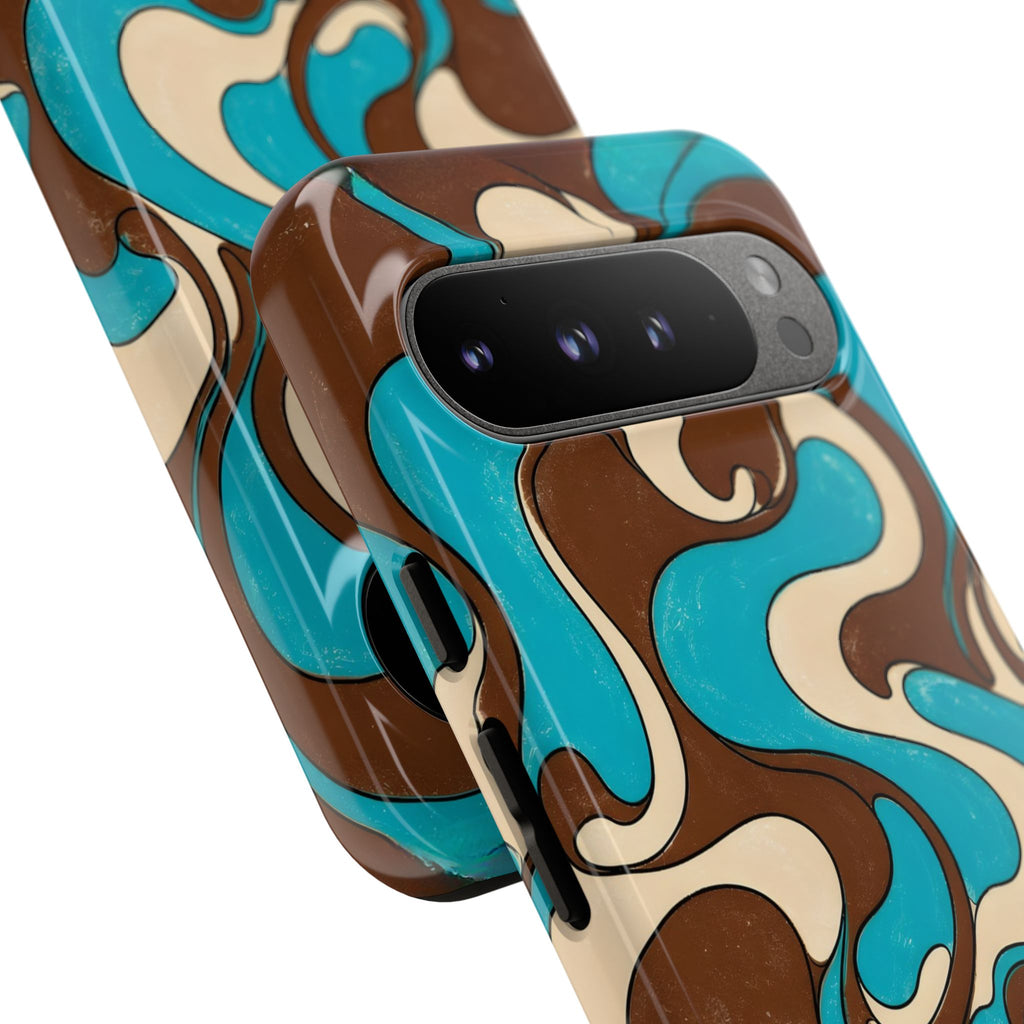Fillmore Flow - Turquoise & Chocolate Phone Case