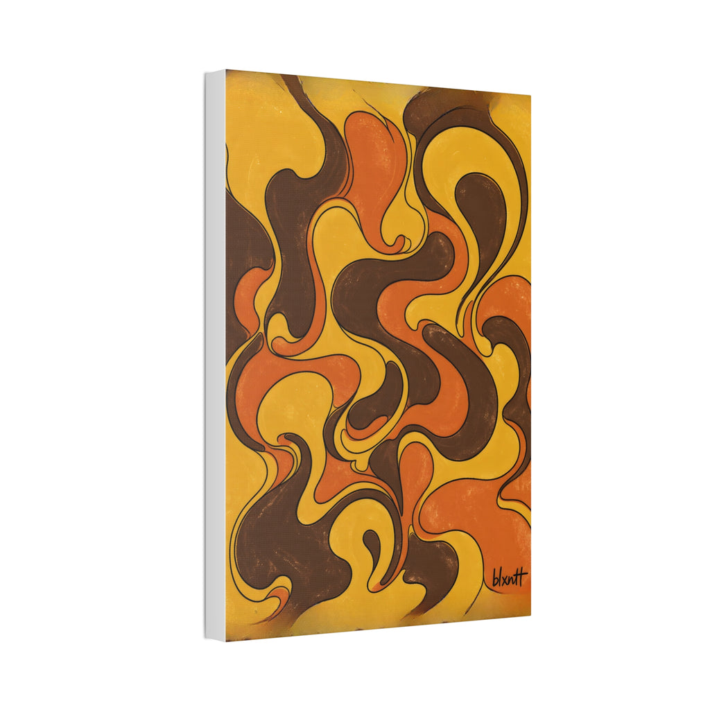 Fillmore Flow - 70s Retro Glossy Canvas