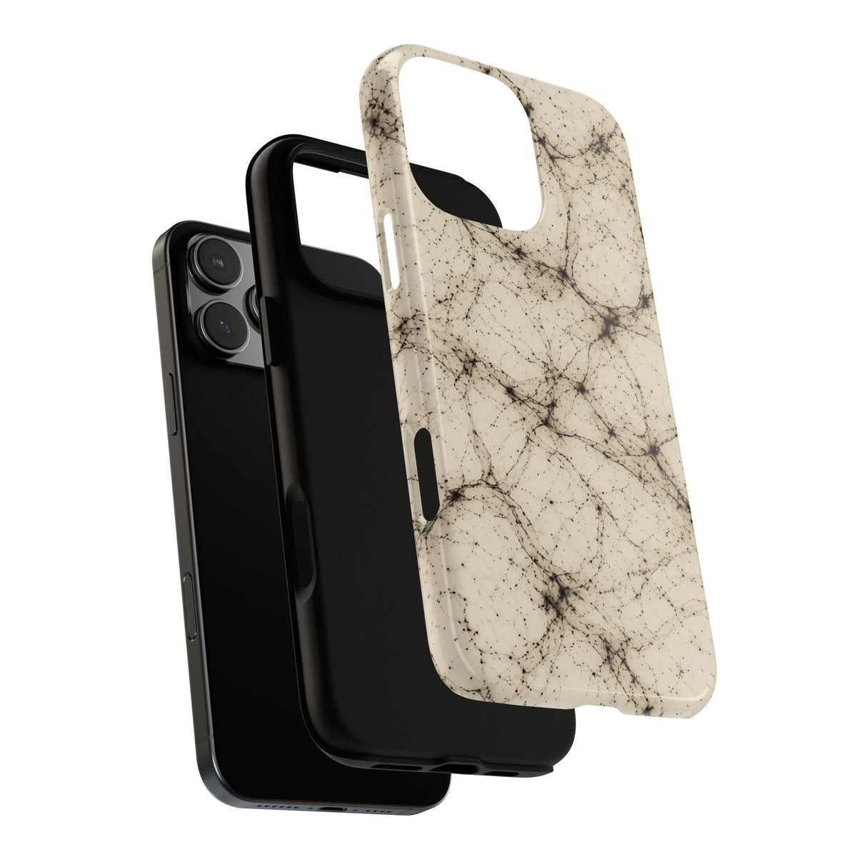 Neon Mycelium - Ink on Paper Phone Case