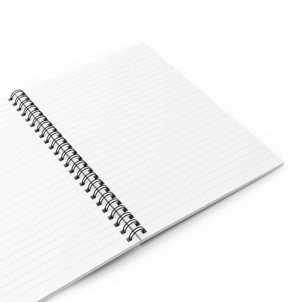 White & Gold Marble Spiral Notebook