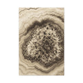 Geode Core - Ink on Paper Glossy Canvas
