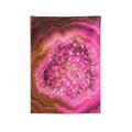 Geode Core - Terracotta Neon Tapestry