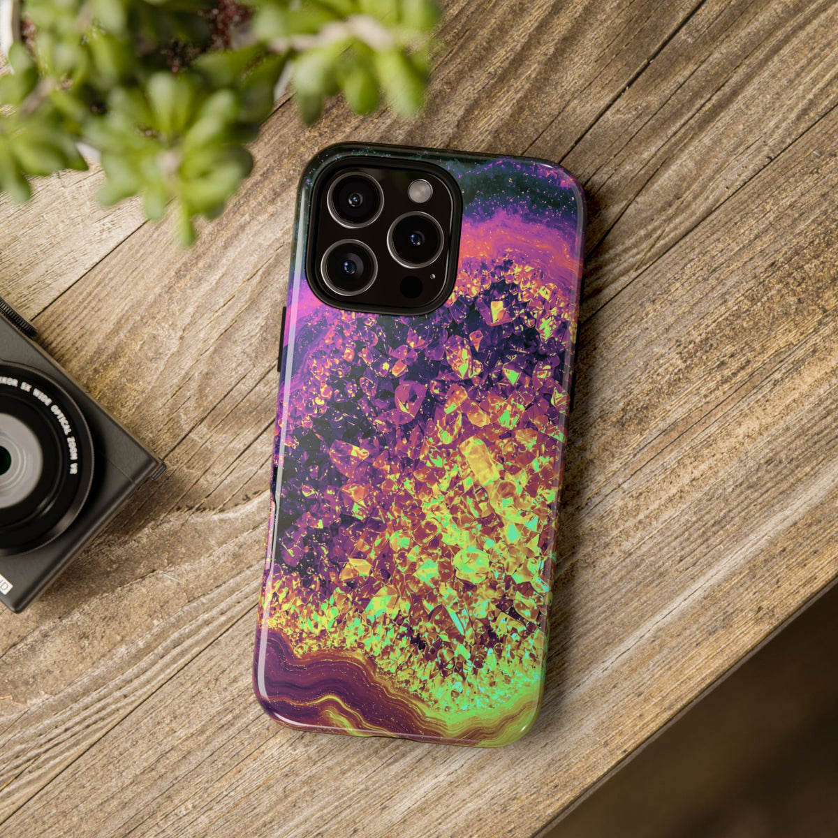 Geode Core - Holographic Phone Case