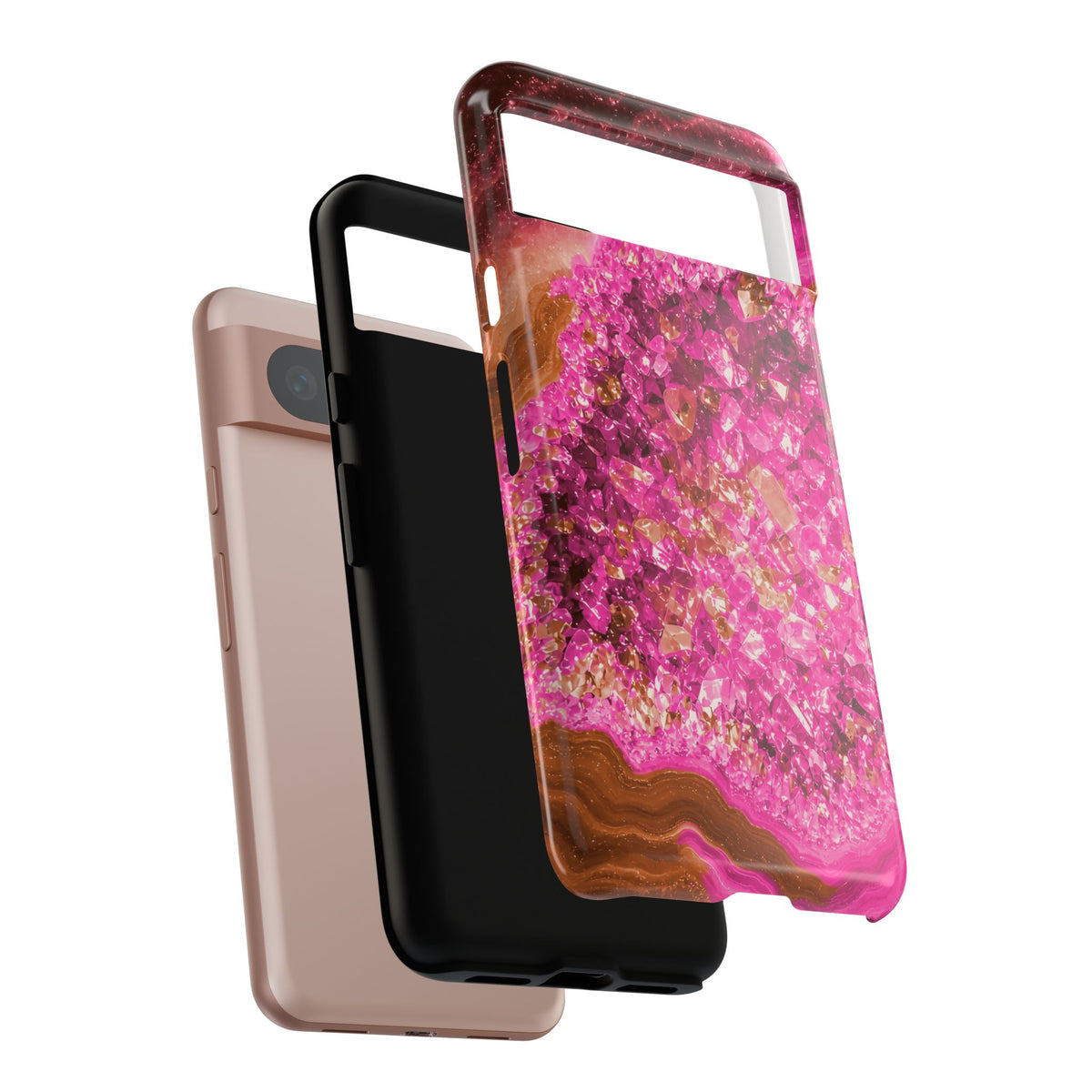 Geode Core - Terracotta Neon Phone Case