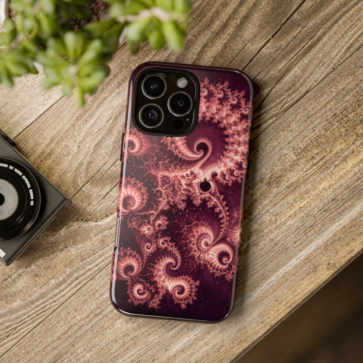 Copper Infinity - Rose Quartz Phone Case