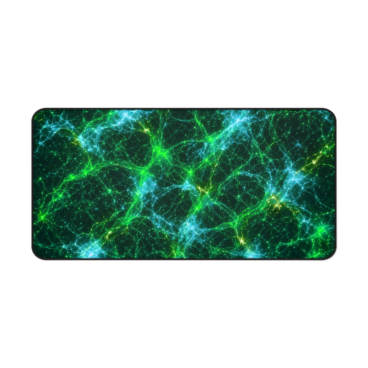 Neon Mycelium - Mermaid Desk Mat