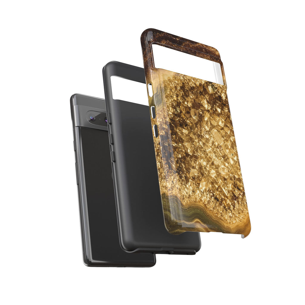 Geode Core - Gold Vein Phone Case