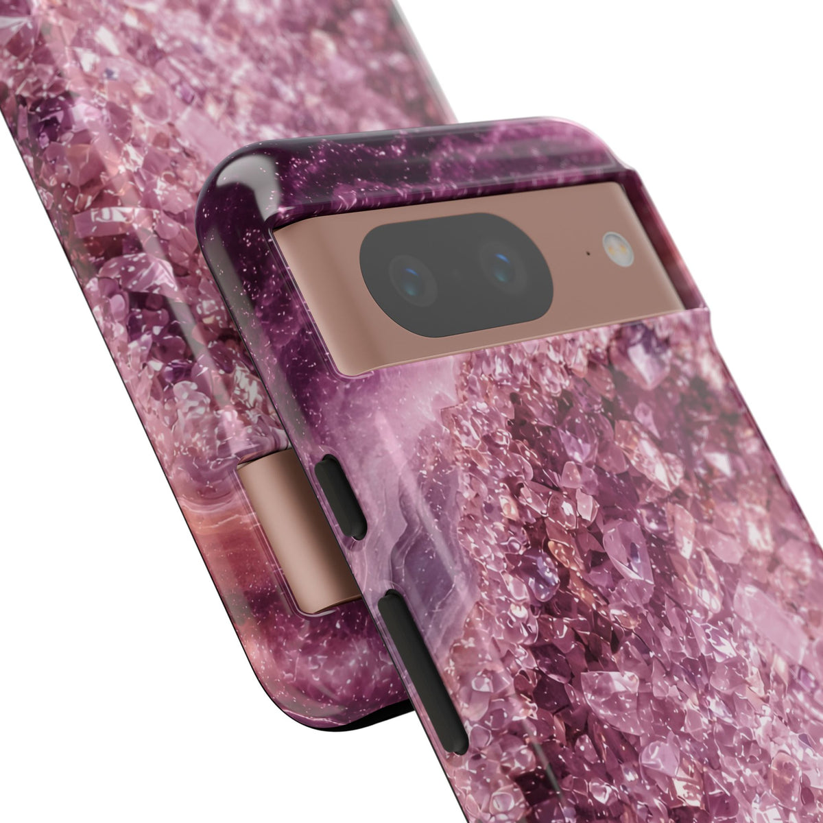 Geode Core - Rose Quartz Phone Case