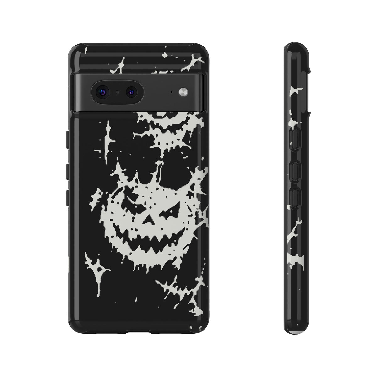 White Spiderweb Pumpkin Phone Case