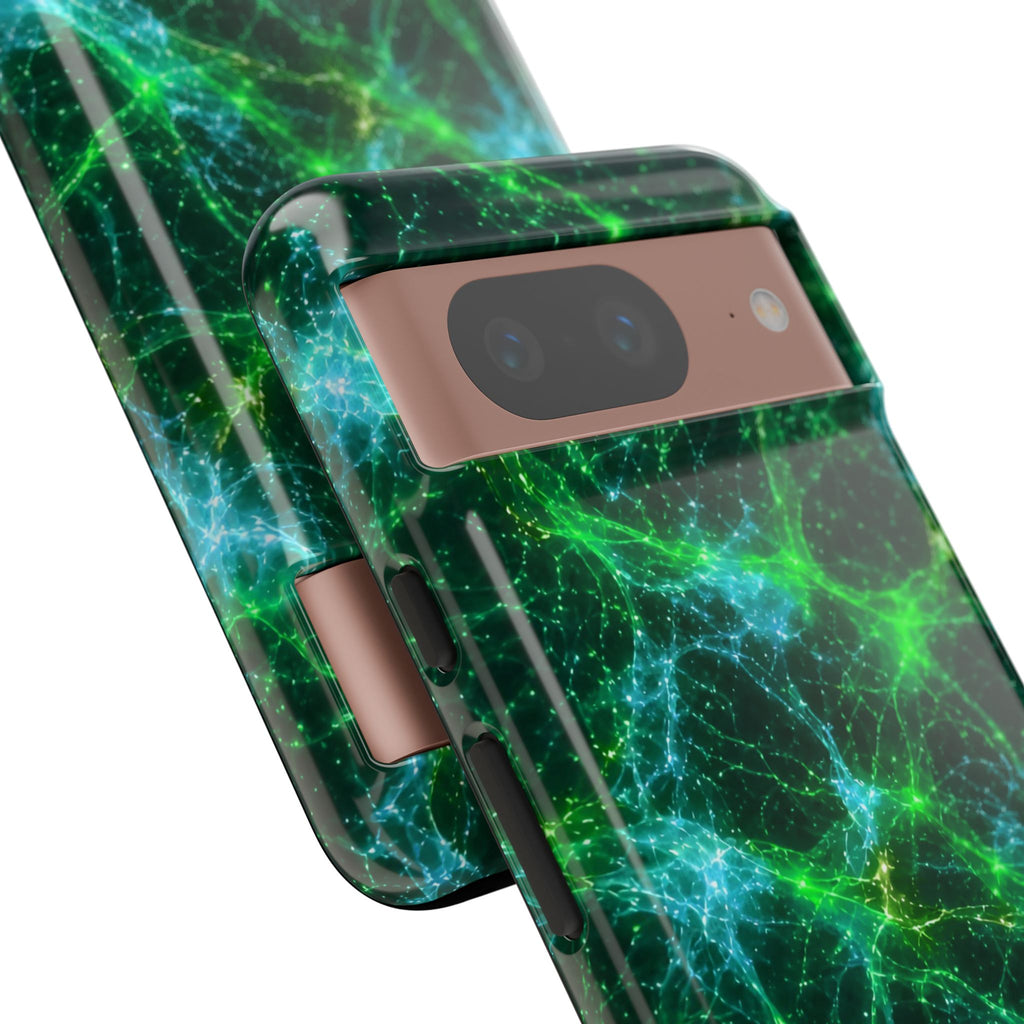 Neon Mycelium - Mermaid Phone Case