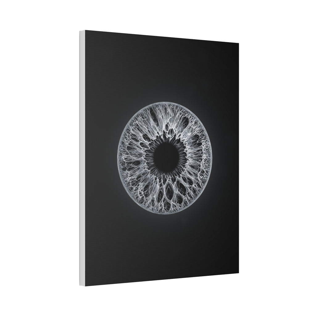 BLXNTT Iris – Lace Web Gray Glossy Canvas