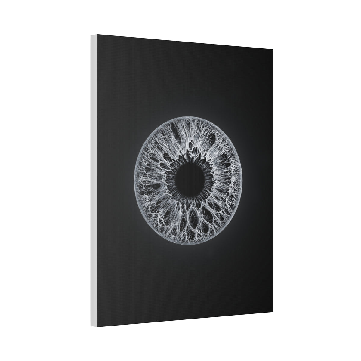 BLXNTT Iris – Lace Web Gray Glossy Canvas