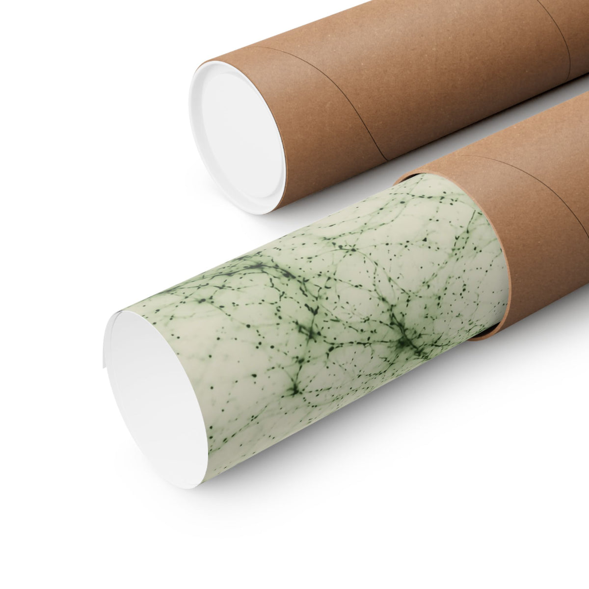 Neon Mycelium - Matcha Latte Poster