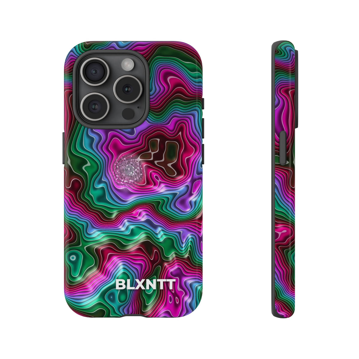 Neon Agate Phone Case