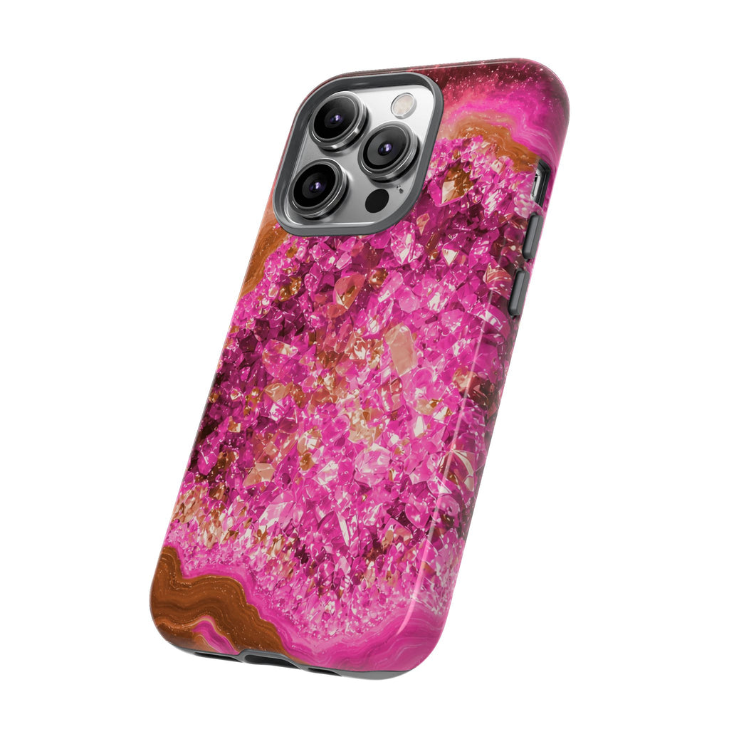 Geode Core - Terracotta Neon Phone Case
