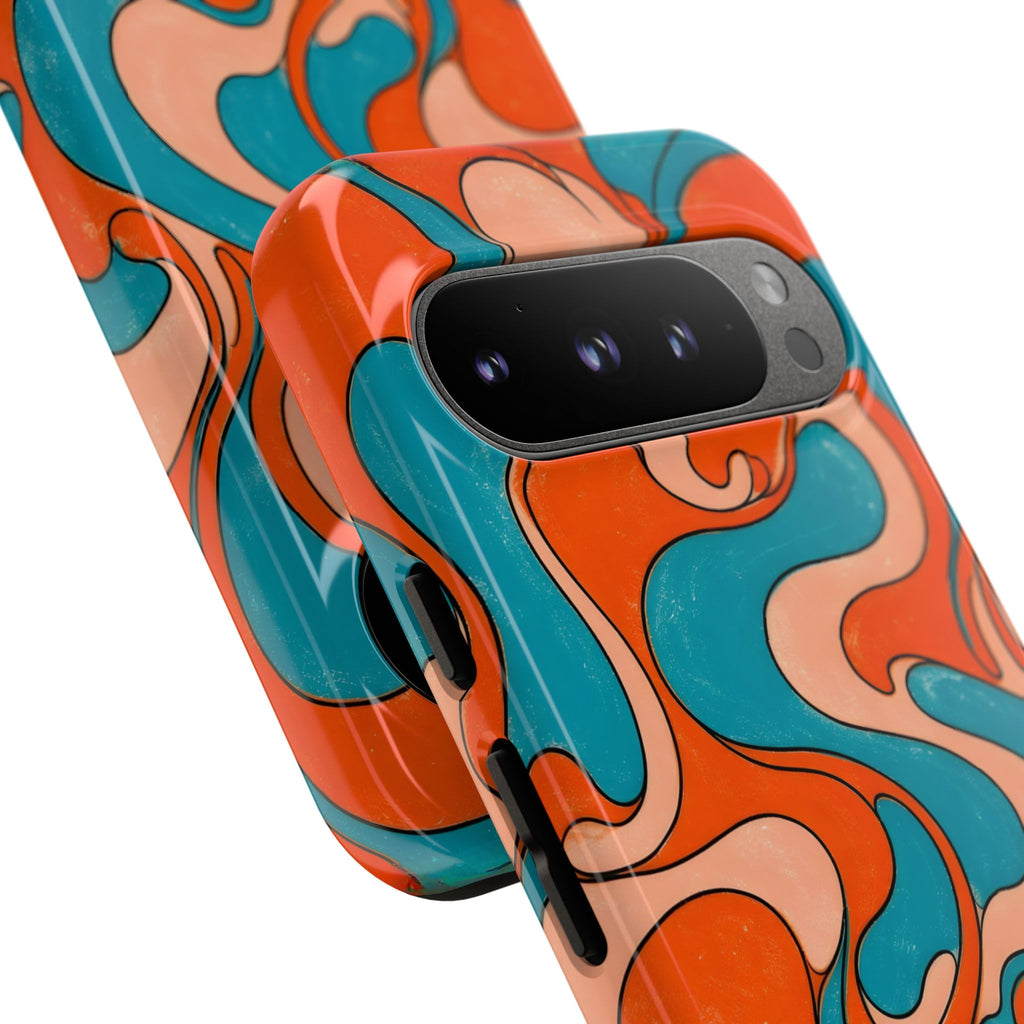 Fillmore Flow - Blood Orange & Teal Phone Case