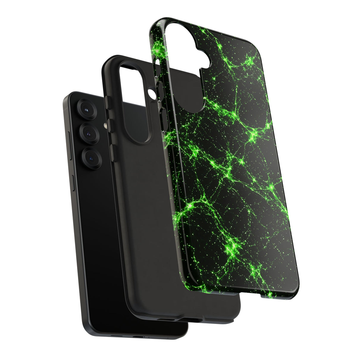 Neon Mycelium - Toxic Lime Phone Case