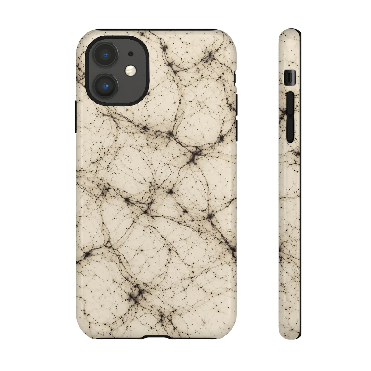 Neon Mycelium - Ink on Paper Phone Case