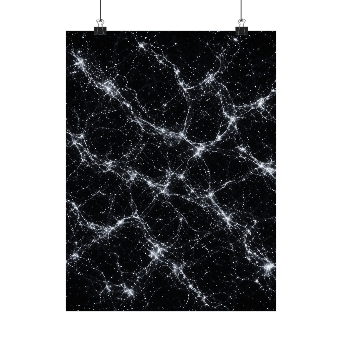 Neon Mycelium - Silver Ghost Poster