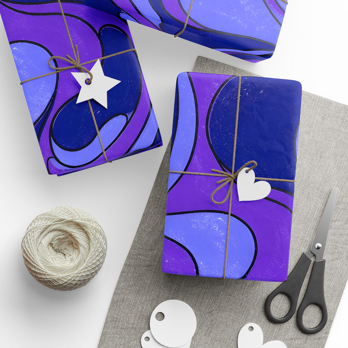 Fillmore Flow - Ultraviolet Wrapping Paper