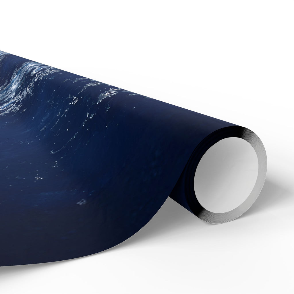 Copper Infinity - Ice Blue & Silver Wrapping Paper