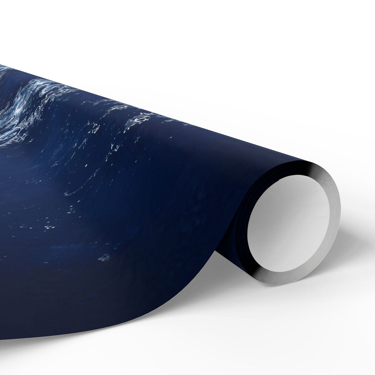 Copper Infinity - Ice Blue & Silver Wrapping Paper