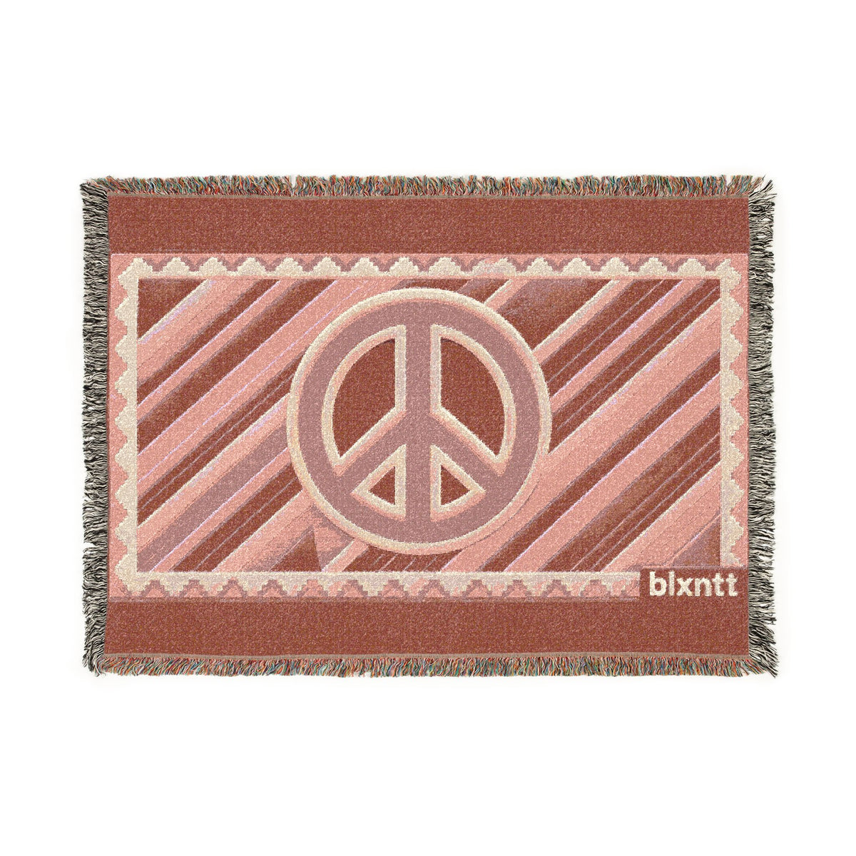 BLXNTT Pink Hippie Woven Blanket #4