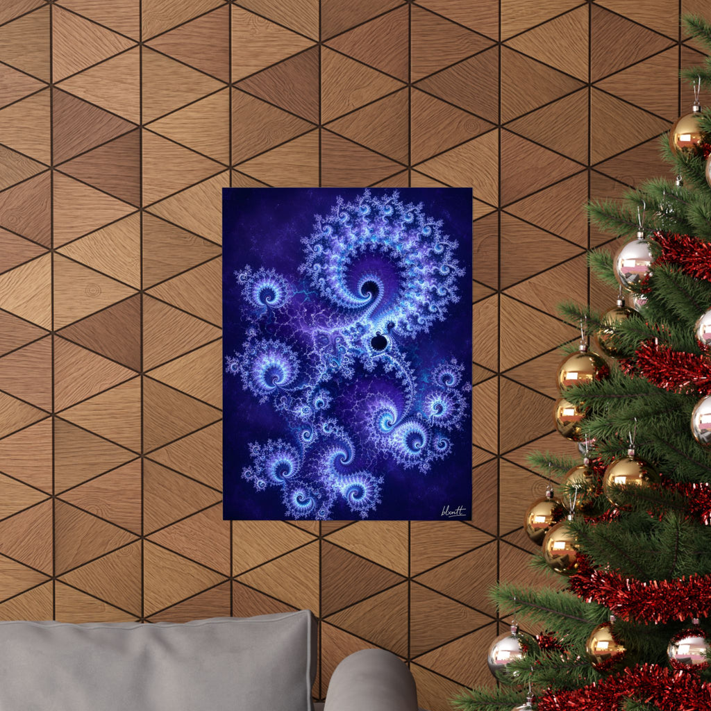 Copper Infinity - Bioluminescent Jellyfish Poster