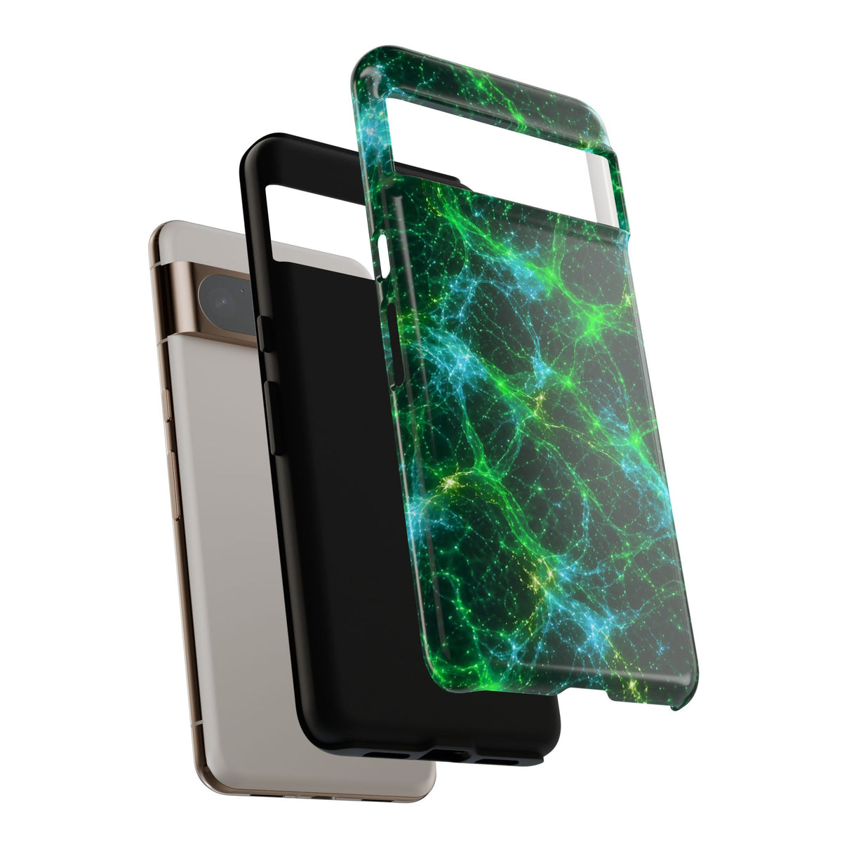 Neon Mycelium - Mermaid Phone Case