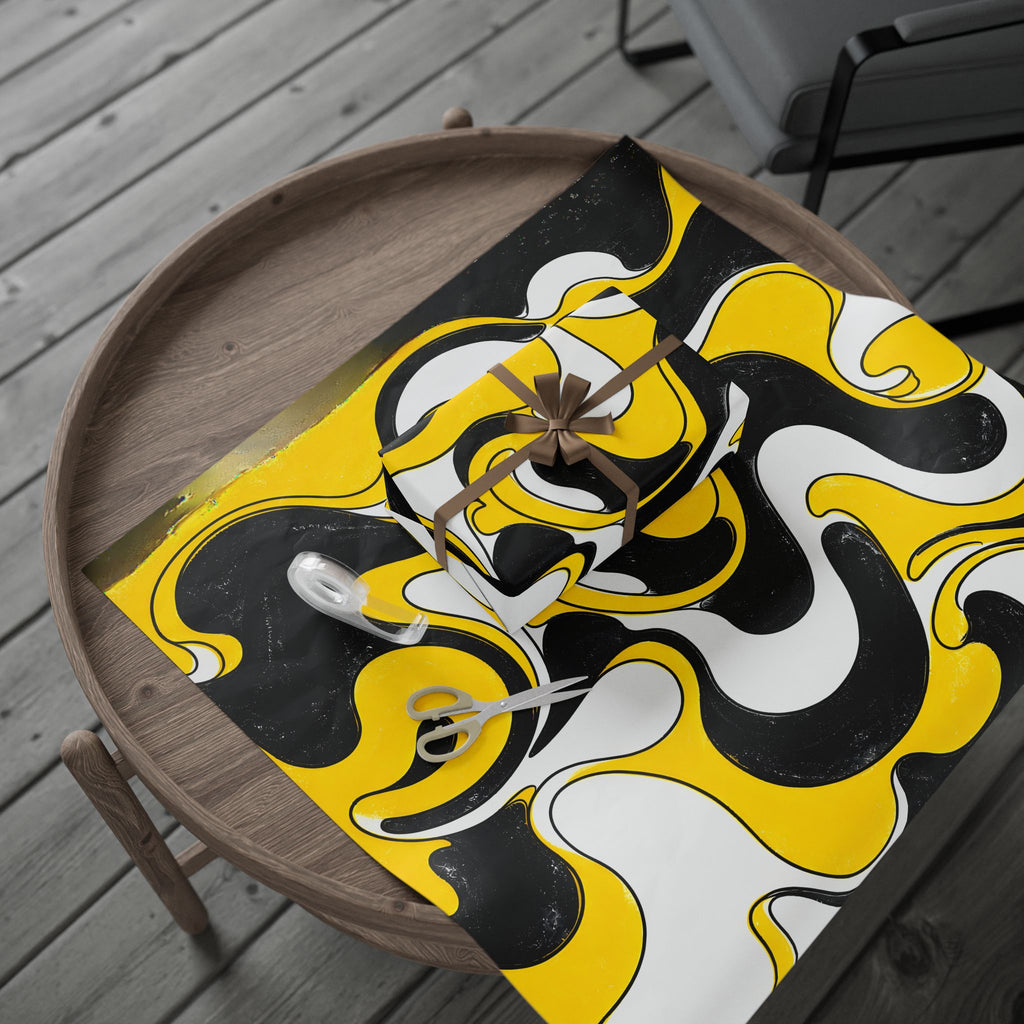 Fillmore Flow - Hazard Yellow Wrapping Paper