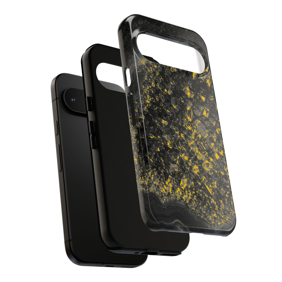 Geode Core - Mono Gold Spark Phone Case