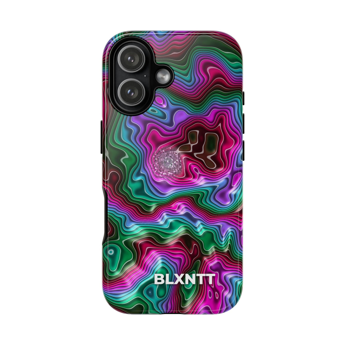 Neon Agate Phone Case