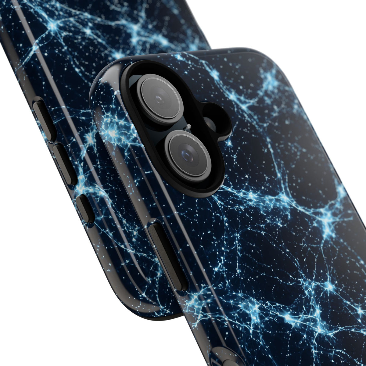 Neon Mycelium - Ice Crystal Phone Case