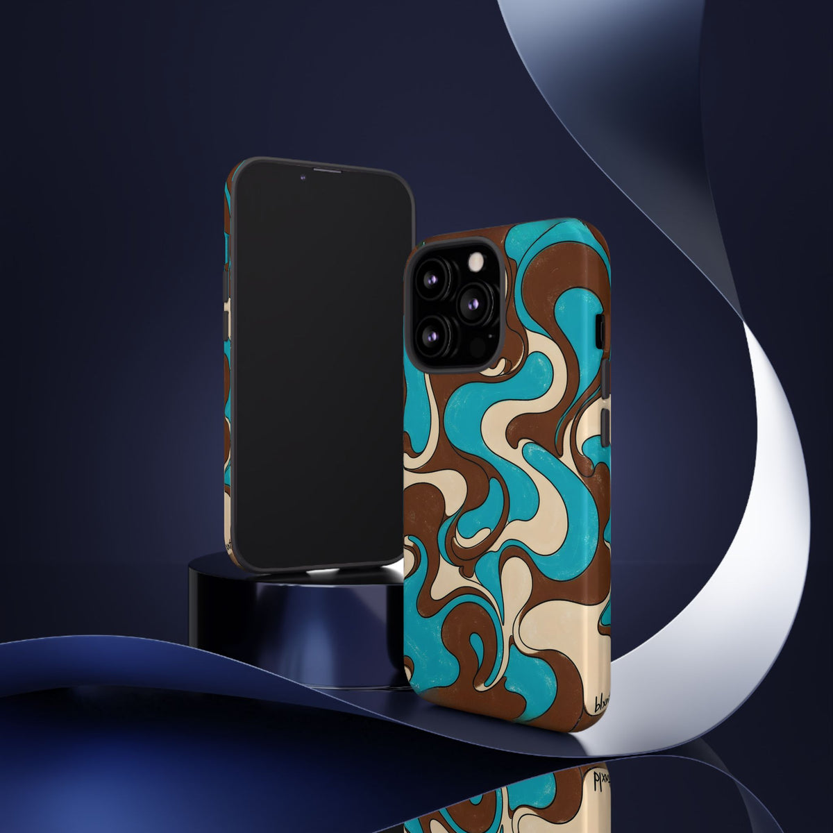 Fillmore Flow - Turquoise & Chocolate Phone Case
