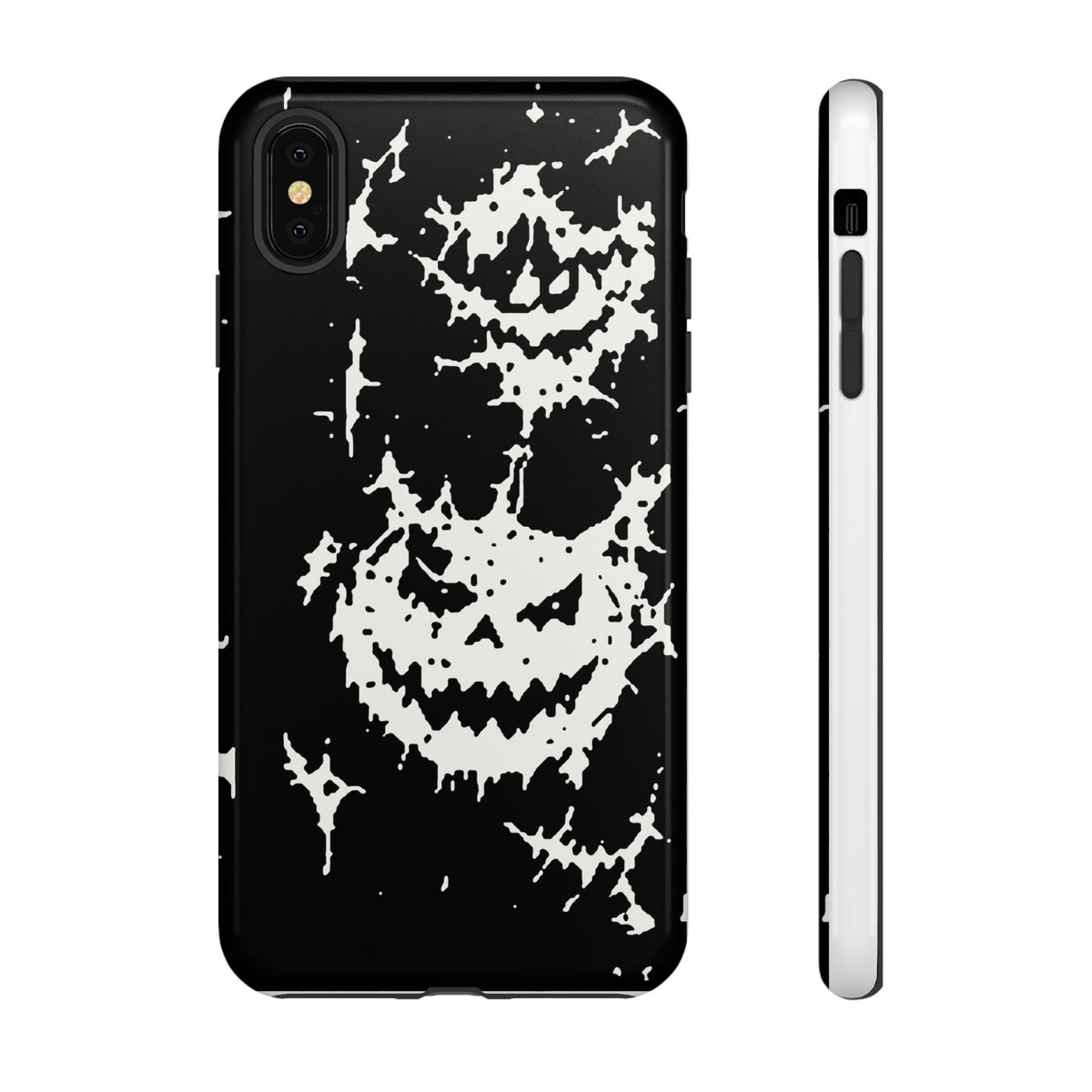 White Spiderweb Pumpkin Phone Case