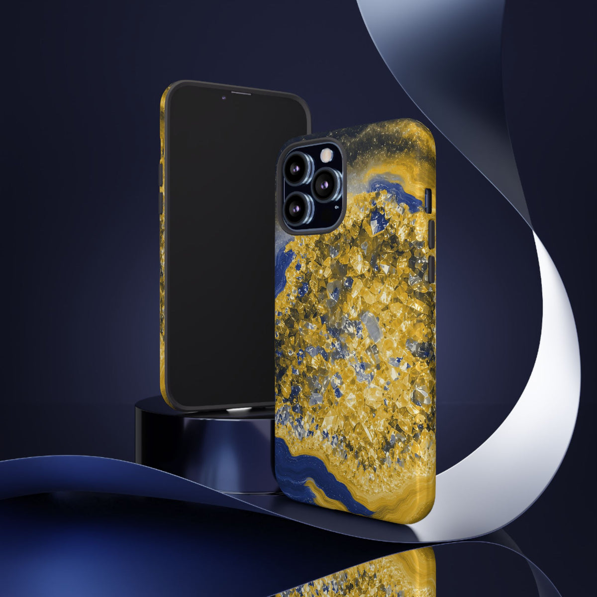 Geode Core - Mustard Navy Phone Case