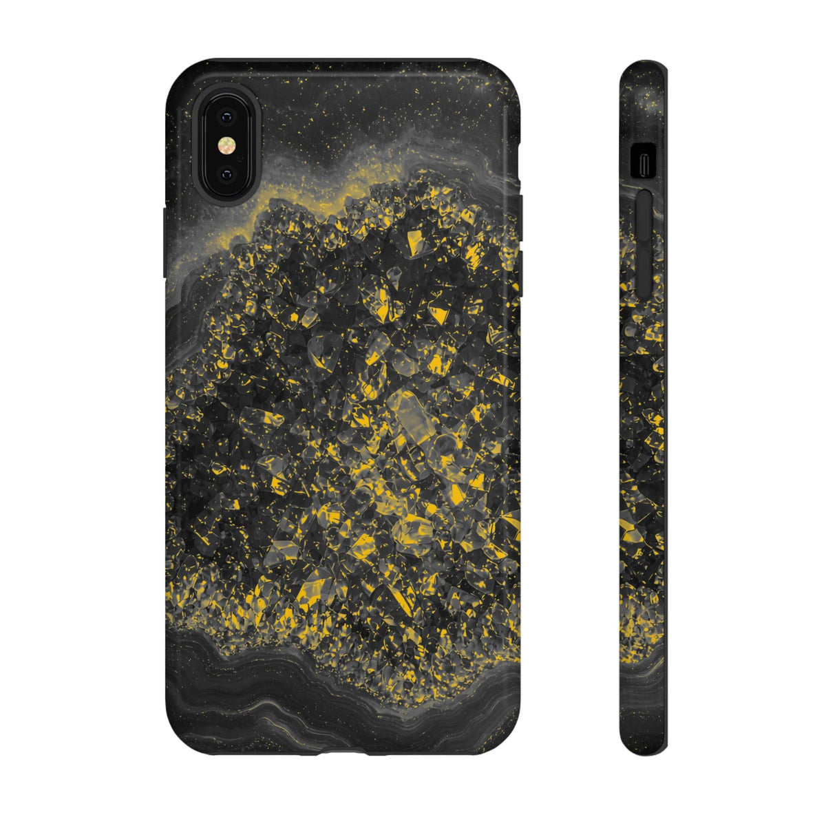 Geode Core - Mono Gold Spark Phone Case