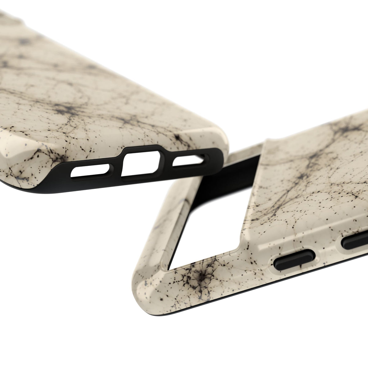 Neon Mycelium - Ink on Paper Phone Case