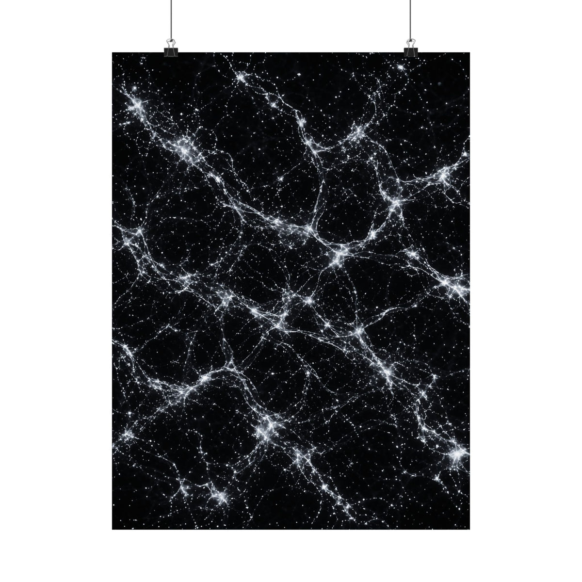 Neon Mycelium - Silver Ghost Poster