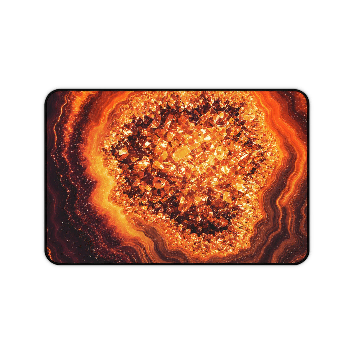 Geode Core - Molten Lava Desk Mat