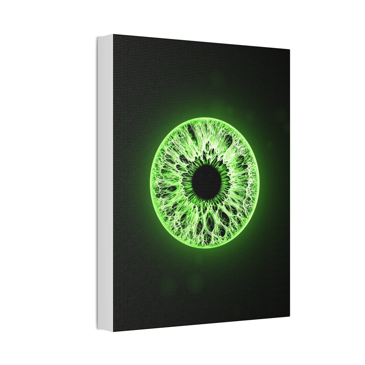 BLXNTT Iris – Lace Web Lime Shock Glossy Canvas
