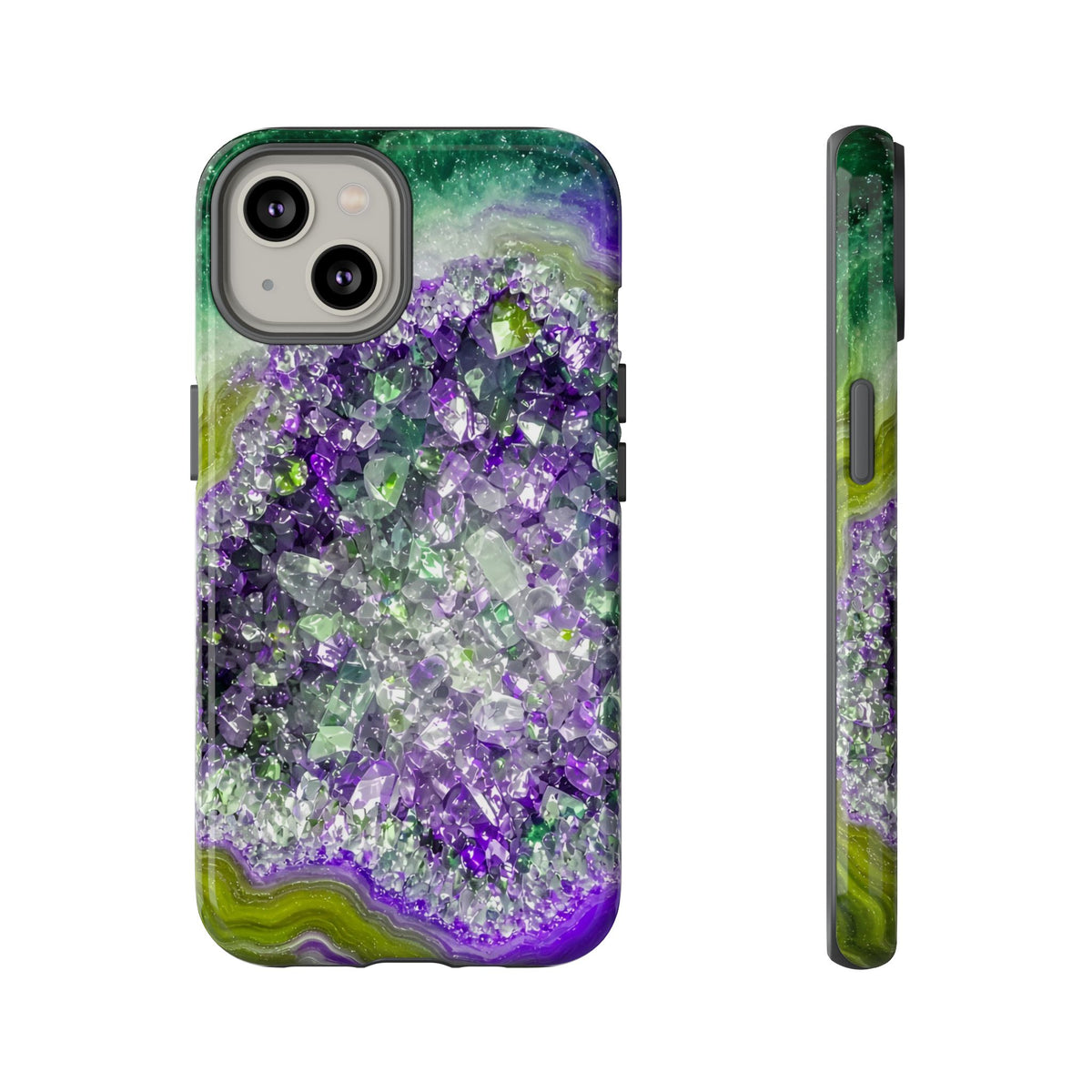 Geode Core - Ruby Emerald Phone Case