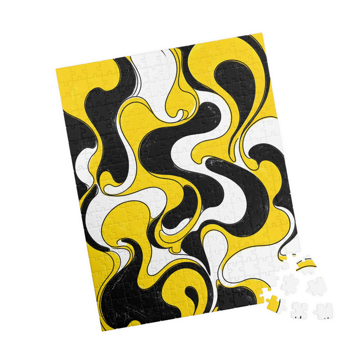 Fillmore Flow - Hazard Yellow Jigsaw Puzzle