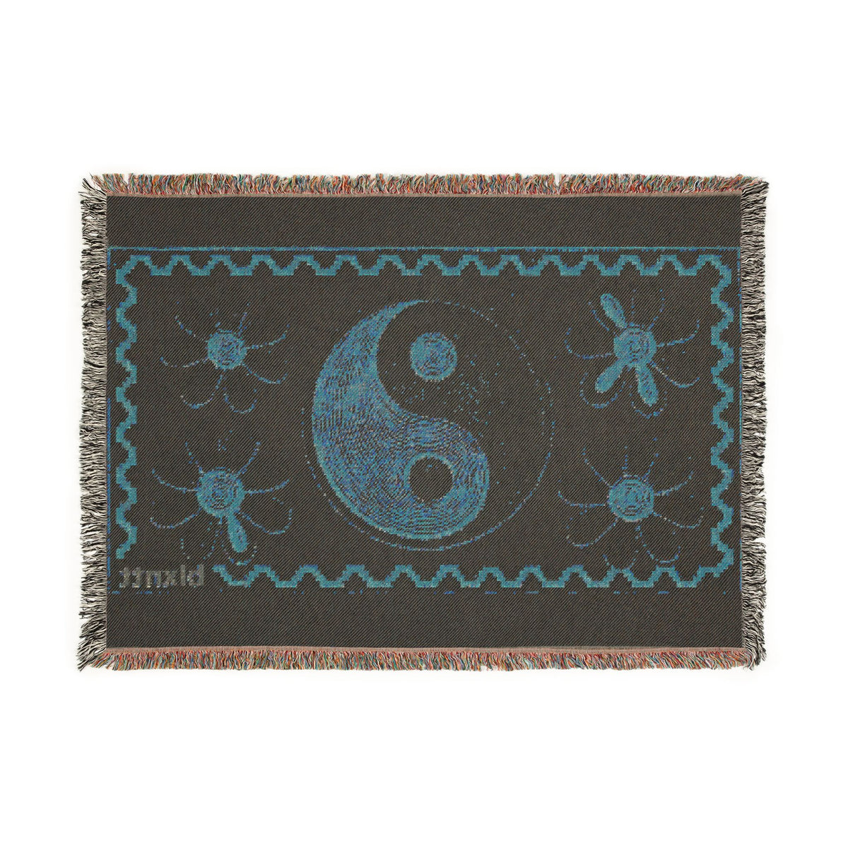 BLXNTT Yellow Hippie Woven Blanket #4